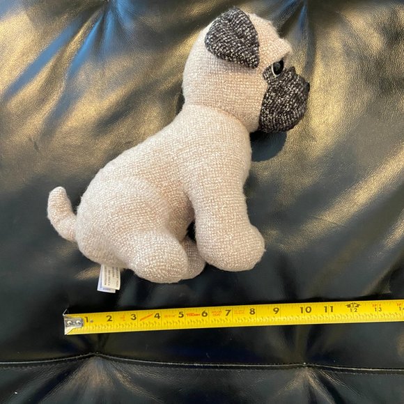 PUG PLUSH Aurora Realistic Plush Plastic Eyes Nose Weighted Companion - Picture 8 of 9